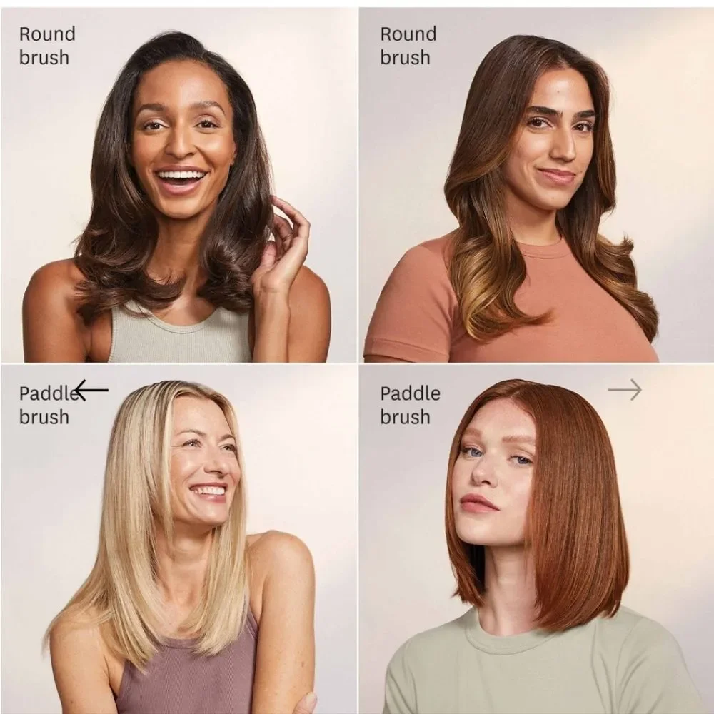 T3 AireBrush‎ Duo Interchangeable Hot Air Blow Dry Brush